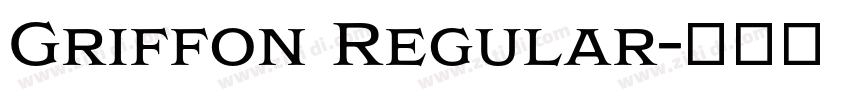 Griffon Regular字体转换